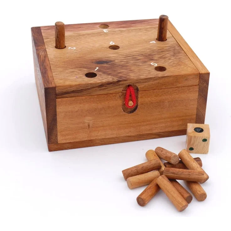 ROMBOL Endlich die 6, Holzspiel, "Borkums 6", "Warum immer ich", "Würfelfas. - Preisvergleich – Bild 3