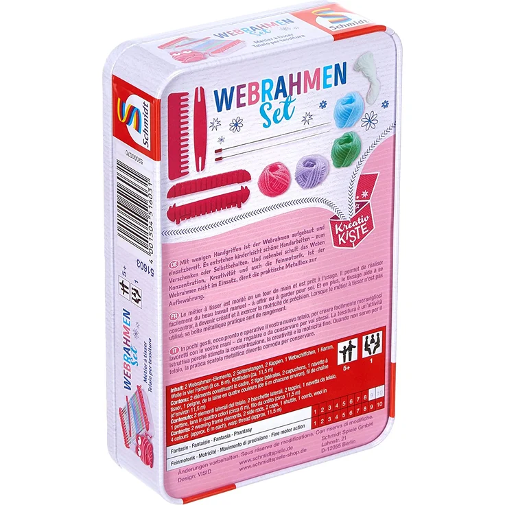Schmidt Spiele - Kreativ Kiste - Webrahmen Set – Bild 2