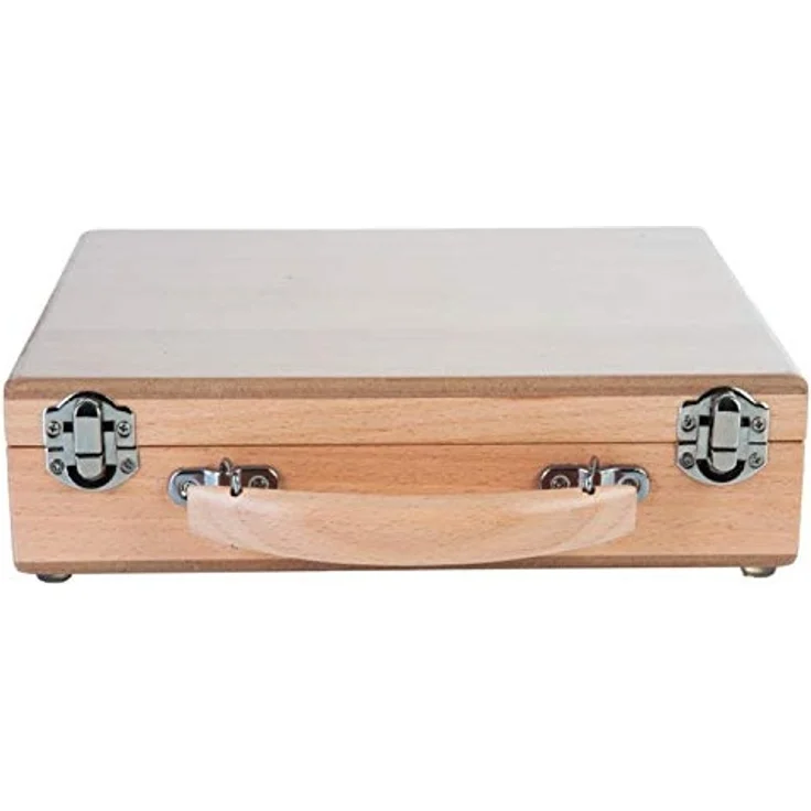 Engelhart - 250150 - Mexikanischer Dominozug D12 - Mexican Train Domino mit hochwertigem Holz Koffer, Doppel 12 Version - Preisvergleich – Bild 6