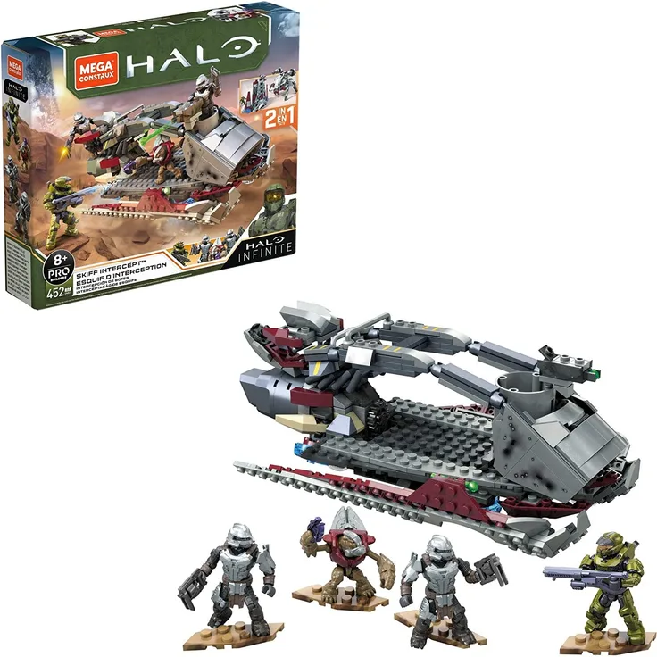 MEGA Construx GNB21 - HALO Infinite Banished Skiff-Fahrzeug, Spielzeug ab 8 Jahren