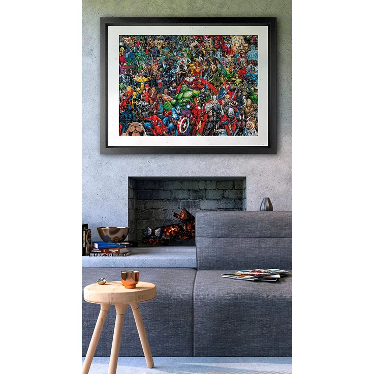 Clementoni 39411 Marvel Universe – 1000 Teile, Impossible Puzzle, Geschicklichkeitsspiel für die ganze Familie, farbenfrohes Legespiel, Erwachsenenpuzzle ab 14 Jahren – Bild 5