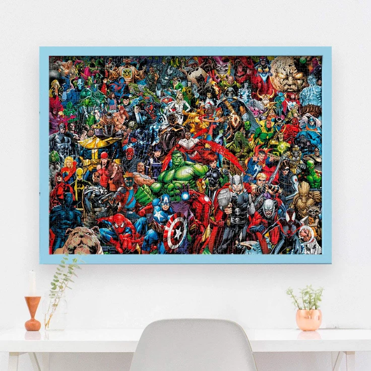 Clementoni 39411 Marvel Universe – 1000 Teile, Impossible Puzzle, Geschicklichkeitsspiel für die ganze Familie, farbenfrohes Legespiel, Erwachsenenpuzzle ab 14 Jahren – Bild 6