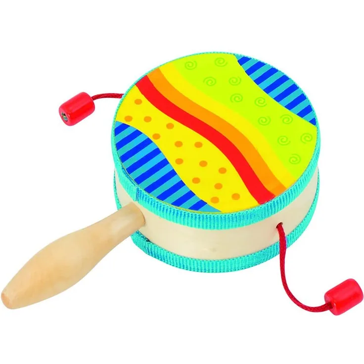 Goki 61916 - Musikinstrument - Bettlertrommel