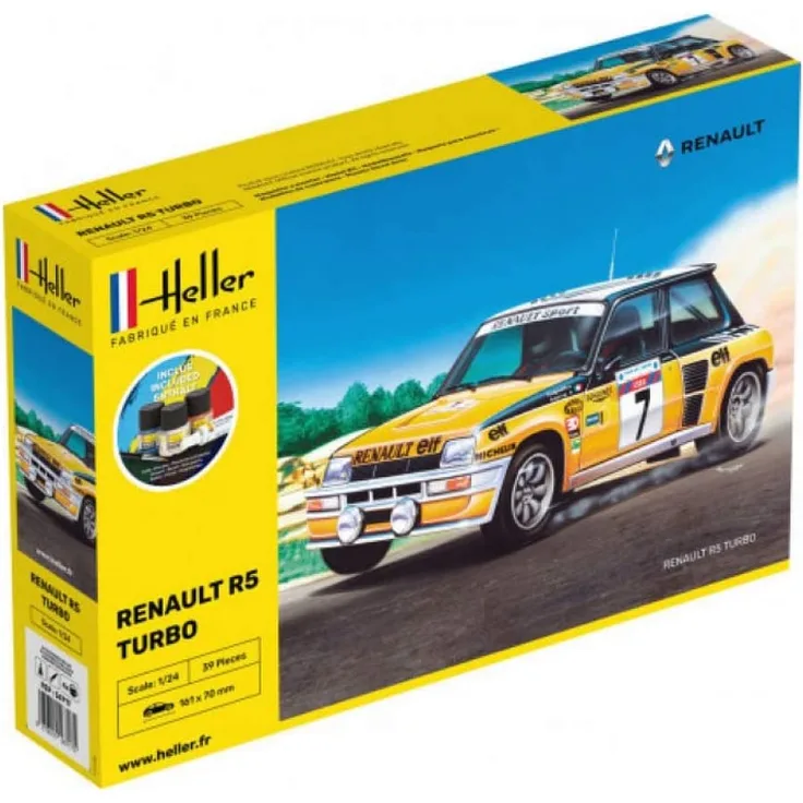 Heller 56717 STARTER KIT Renault R5 Turbo