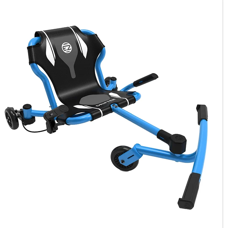 EzyRoller Drifter X Trike Dreirad Drift Kinderfahrzeug Spielgeräte für draußen Dreirad Kinder Dreiradscooter 4 - 14 Jahre blau – Bild 1