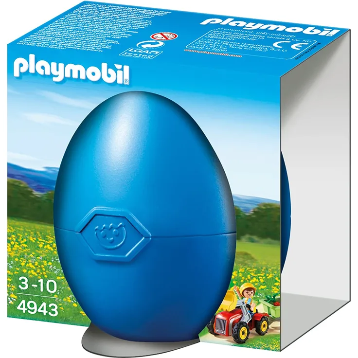 PLAYMOBIL - Osterei Junge mit Kindertraktor 4943