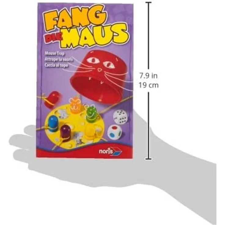 Noris 606144011 606144011-Fang die Maus, Kinderspiel – Bild 5