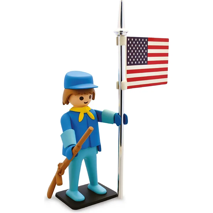 Playmobil Nostalgie Collection: Amerikanischer Reiter - Statue [25cm]