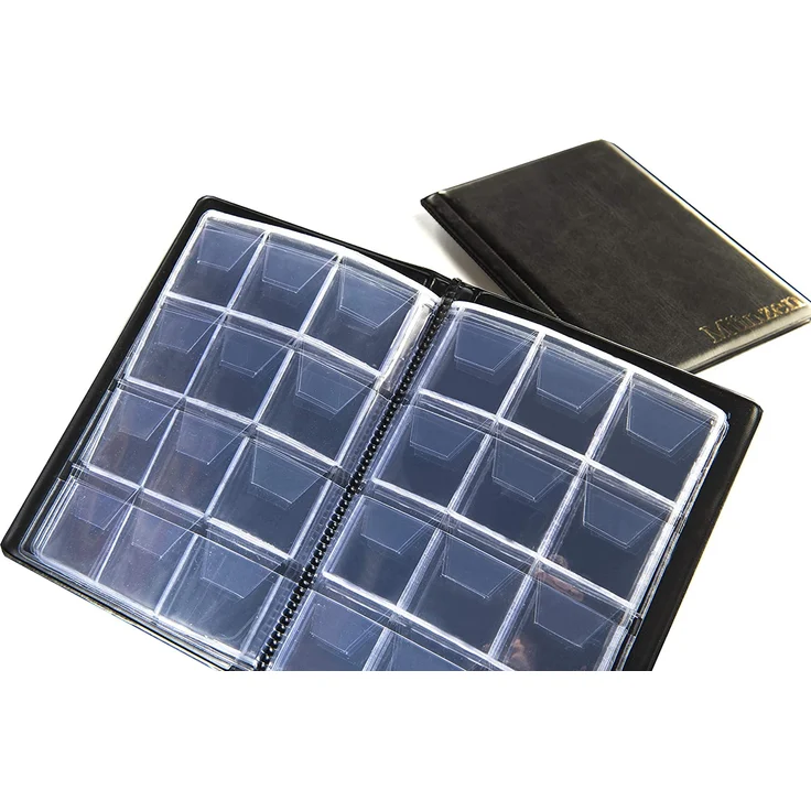 MC. Sammler Münzalbum Taschenalbum Sammelalbum für 96 Stück 2 Euro Münzen Aufbewahrung (Schwarz) Münzenalbum - Preisvergleich – Bild 3