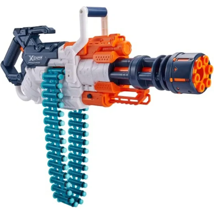 XSHOT ENT_548998 MITRAILLETTE Crusher Schuss, Halbautomatischer Schießhebel – 35 Mal – 48 Pfeile