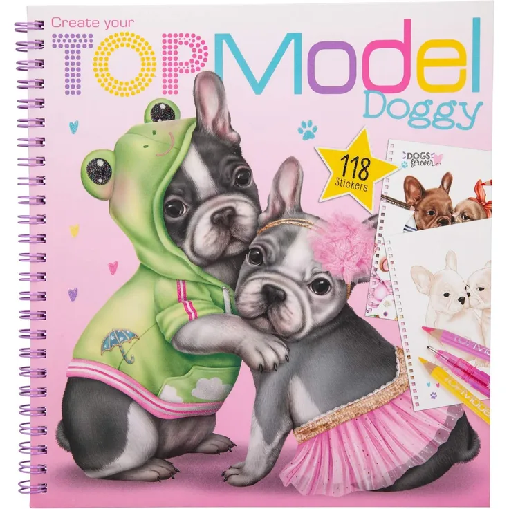 Depesche - Create your TOPModel Doggy Malbuch
