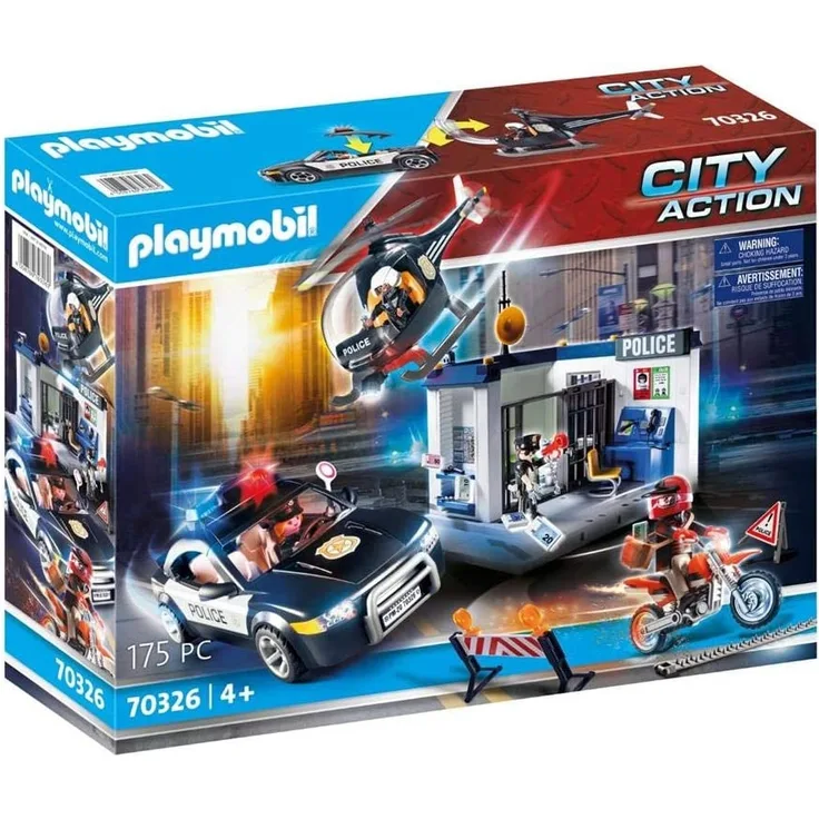 PLAYMOBIL City Action 70326 'Polizeistation', 175 Teile, ab 4 Jahren