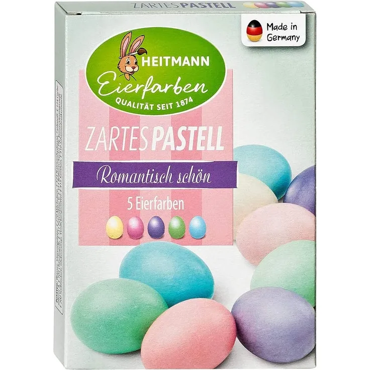 HTM. Eierfarben Zartes Pastell 5 Farben