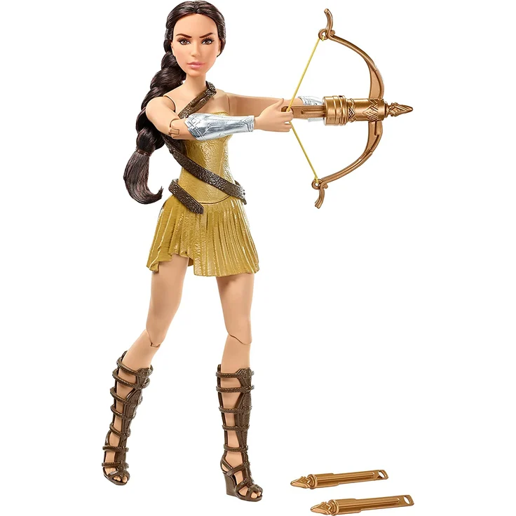 dc comics FDF35 Battle-Ready Wonder Woman Puppe, Actionfigur, bereit für den Kampf – Bild 1