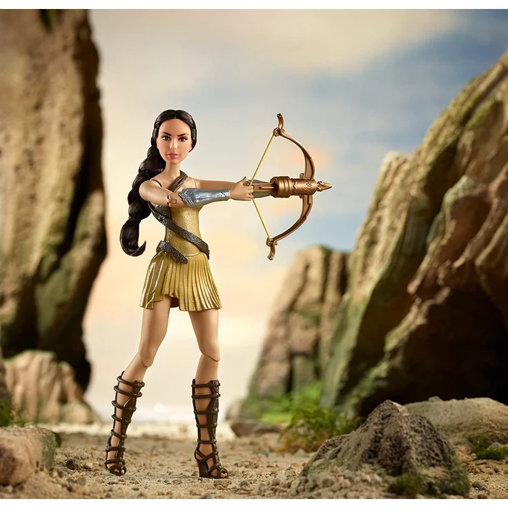 dc comics FDF35 Battle-Ready Wonder Woman Puppe, Actionfigur, bereit für den Kampf – Bild 3