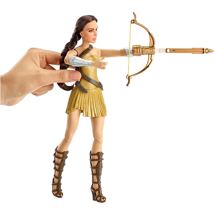 dc comics FDF35 Battle-Ready Wonder Woman Puppe, Actionfigur, bereit für den Kampf – Bild 2