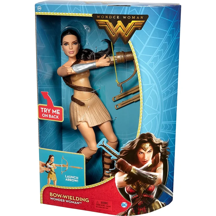 dc comics FDF35 Battle-Ready Wonder Woman Puppe, Actionfigur, bereit für den Kampf – Bild 10