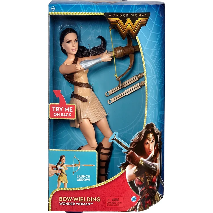 dc comics FDF35 Battle-Ready Wonder Woman Puppe, Actionfigur, bereit für den Kampf – Bild 5