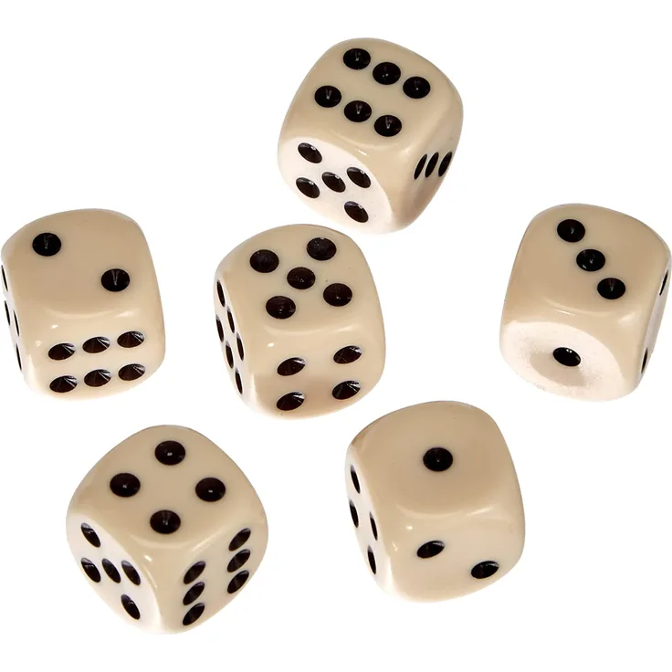 Amigo Spiele - Würfel - Elfenbein - Set