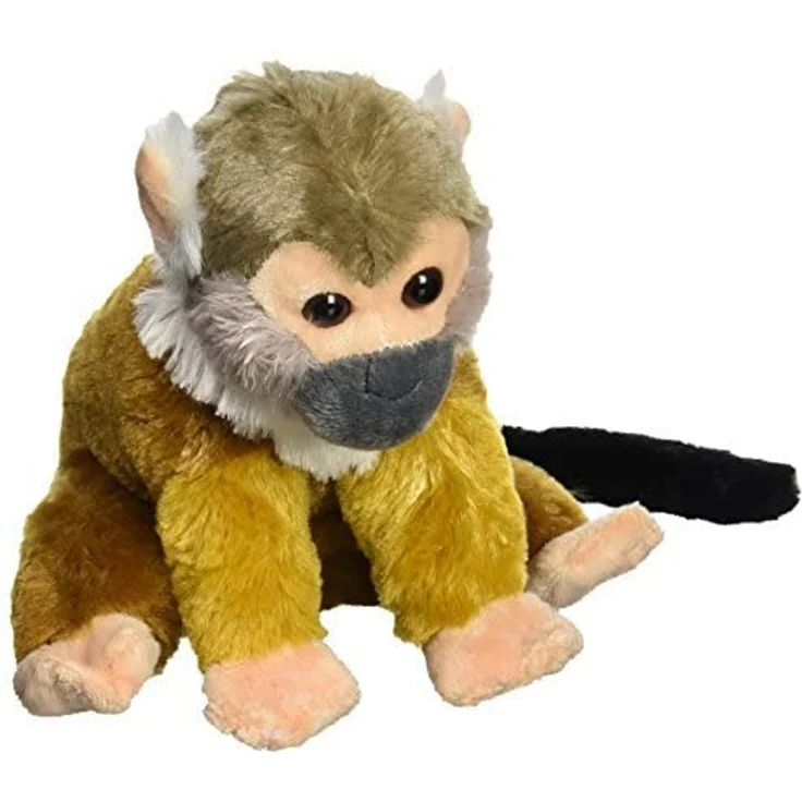 Wild Republic Plüsch Totenkopfäffchen Cuddlekins Kuscheltier, Plüschtier, 20cm – Bild 2