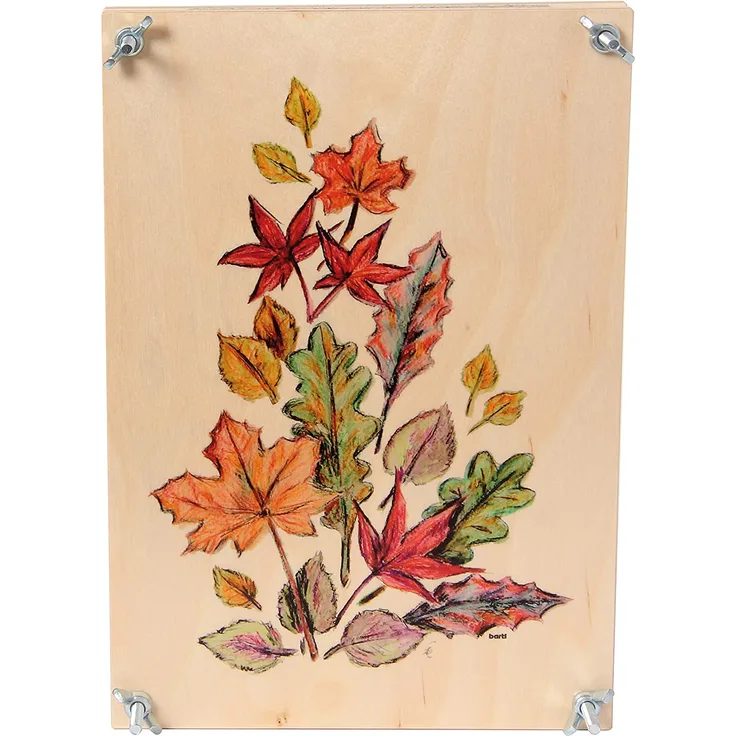 Bartl 111372 Blumenpresse aus Holz 33 cm x 23 cm bunt Top Qualität. Made in Germany.