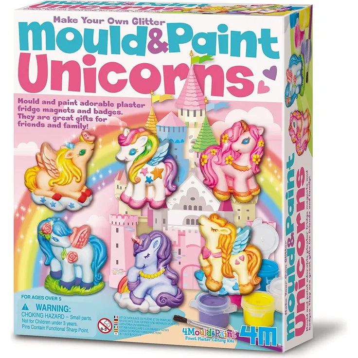 3doodler 4M Mould & Paint Glitter Unicorns | 68626 D