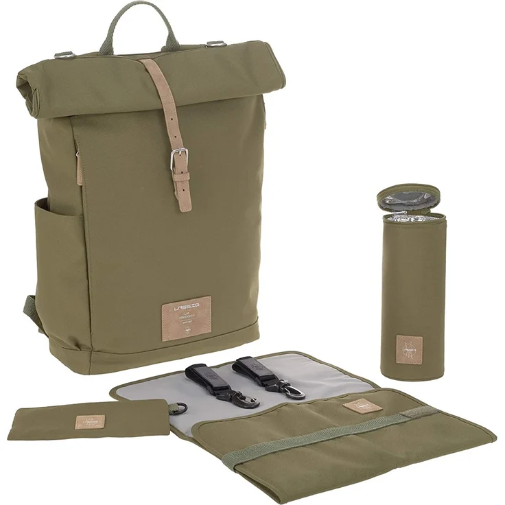 LÄSSIG Rucksack GRE Rolltop olive – Bild 1