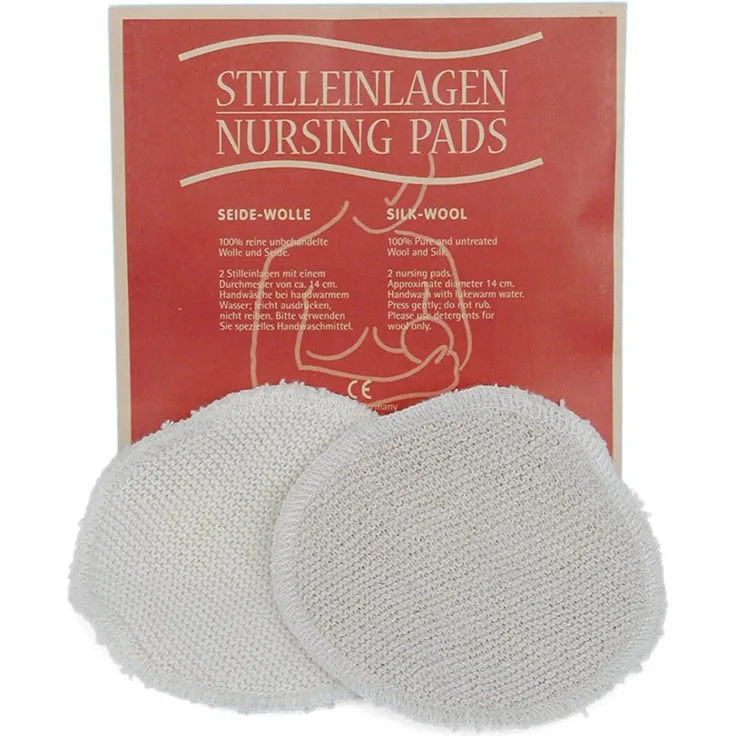 Medesign I.C. MED1000043 Stilleinlagen Seide/Wolle, 2 Stück