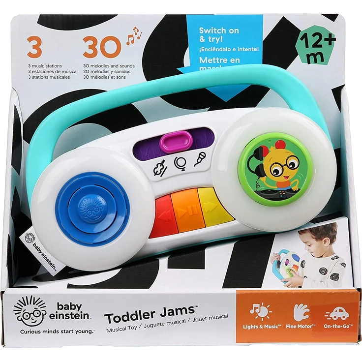 Baby Einstein, Musikspielzeug, Toddler Jam - leuchtet und spielt über 30 Melodien, zum Mitnehmen geeignet – Bild 13
