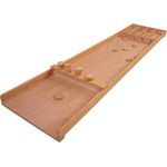 Shuffleboard 122 cm Holz natur 21-teilig - Preisvergleich
