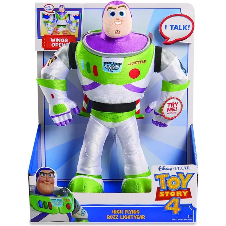 Giochi Preziosi TYR05000 Toy Story Buzz Plüschtier mit Funktionen, Mehrfarbig