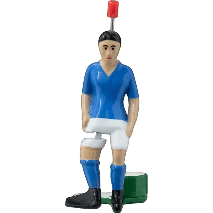 TIPP-KICK Star-Kicker Italien I Original Spieler für Groß & Klein I Spielspaß mit der Fußball-Figur Spiel I Zubehör I Trikot Blau