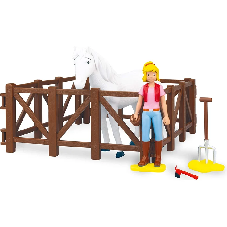 Craze Set Tina BIBI & Tina Pflege Pferdeset Pferdefiguren Spielfiguren Bibi und Pferd Sabrina inkl. Zubehör, Bibi & Sabrina 14608 – Bild 2