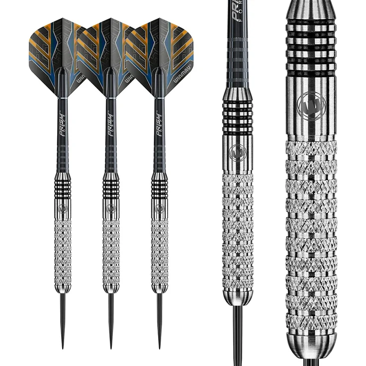 WINMAU Barbarian 22 Gram Tungsten Style Dartpfeile Set mit Flights und Schäfte – Bild 5