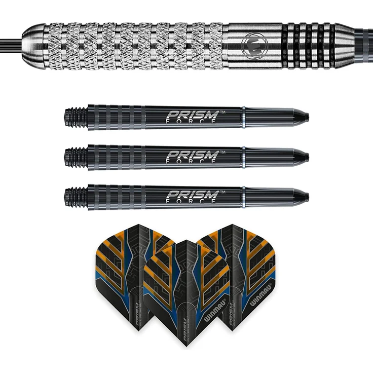 WINMAU Barbarian 22 Gram Tungsten Style Dartpfeile Set mit Flights und Schäfte – Bild 6