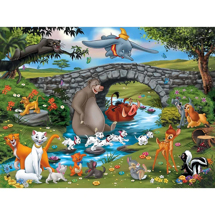 Ravensburger Puzzle 100 Teile XXL Disney Die Familie der Animal Friends - Preisvergleich – Bild 2