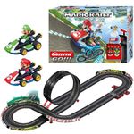 Carrera 20062491 GO!!! 'Nintendo Mario Kart 8', Autorennbahn-Set, 4,9 Meter Streckenlänge, für 2 Spieler, ab 6 Jahren, mit Mario & Luigi Spielzeugautos