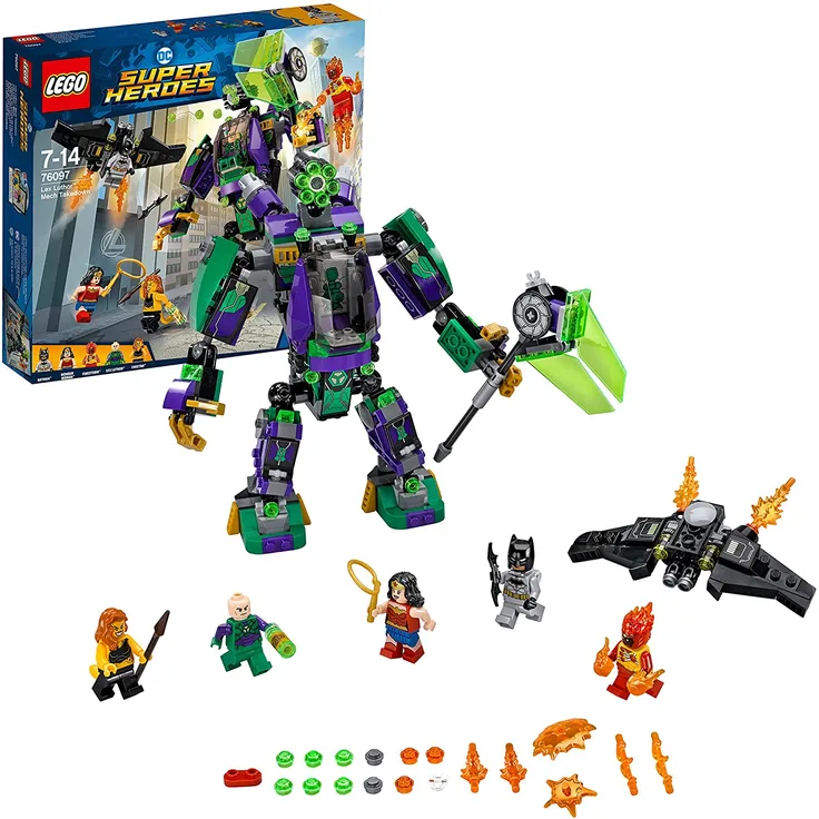 LEGO DC Super Heroes Lex Luthor Mech 76097 Superheldenspielzeug für Jungen und Mädchen