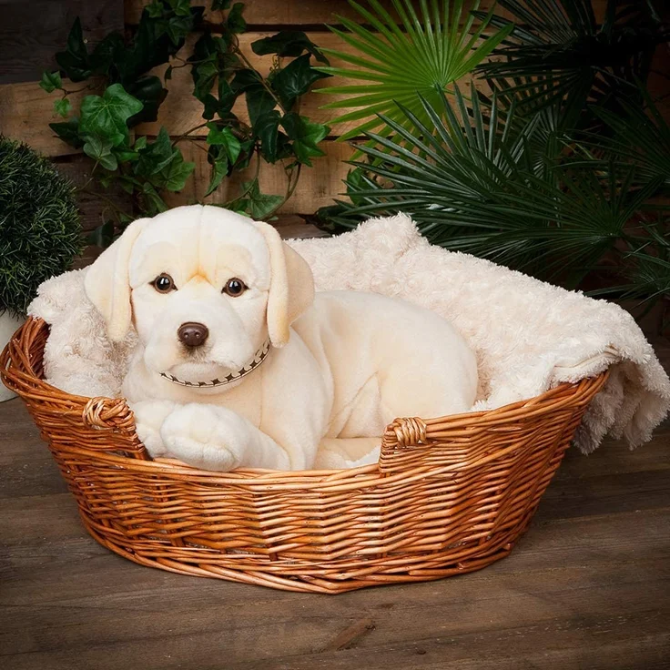 Living Nature Soft Toy - Großes Stofftier Labrador, gold (60cm) – Bild 3