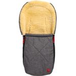 Kaiser 6534170 Lammfellkuschelsäckchen Emma, anthrazit melange