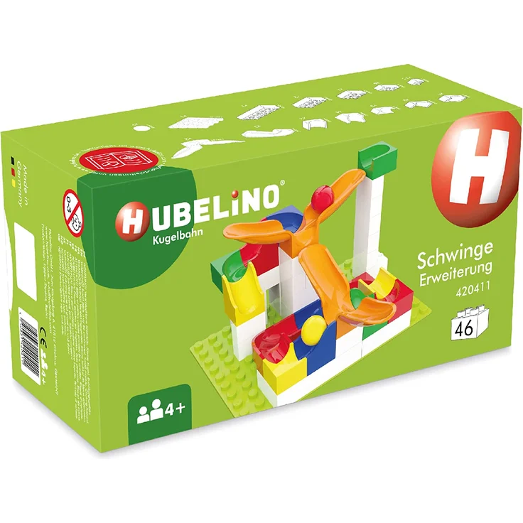 Hubelino 420411 Kugelbahn Schwinge Erweiterung, kompatibel – Bild 1