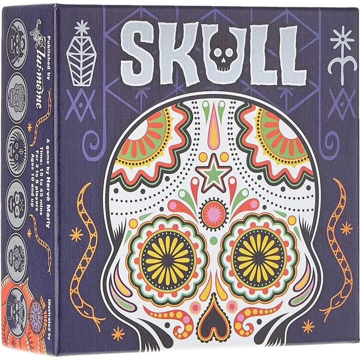 Unbekannt ASMSKR01N Skull Kartenspiel
