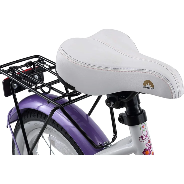 Bikestar Classic Kinderfahrrad 14 Zoll - Lila Weiß - Preisvergleich – Bild 5