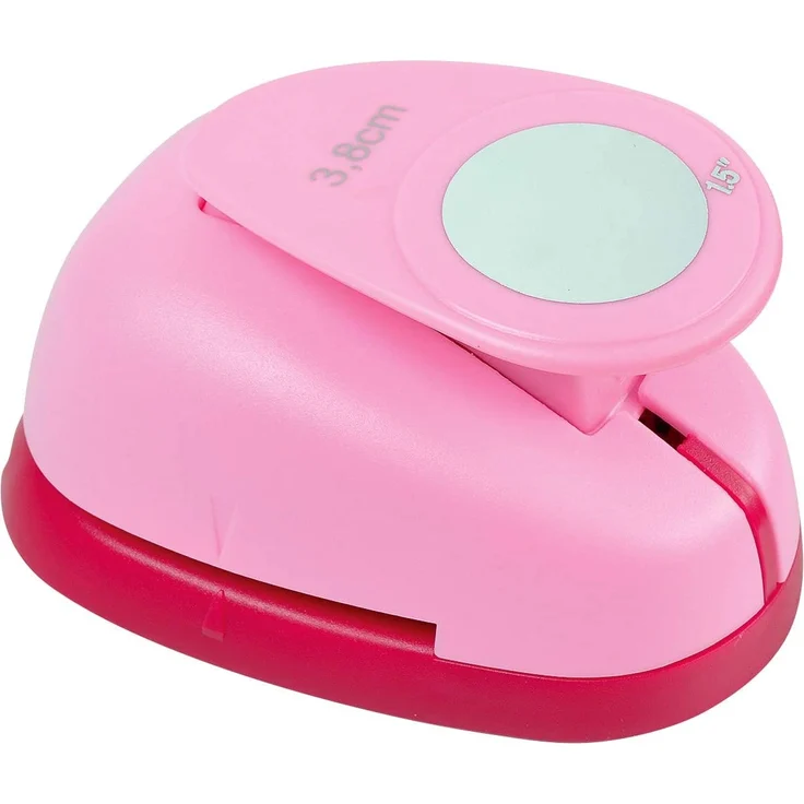 efco Stanzer L, Kreis Motivstanzer, Kern: Metall, pink, 9,5 x 6,5 x 6 cm - Preisvergleich – Bild 3