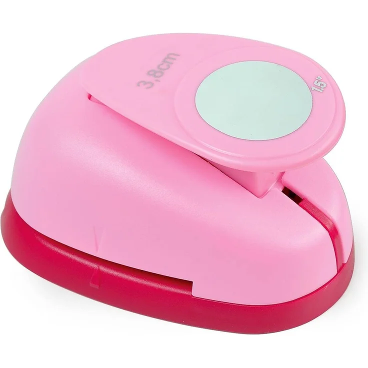 efco Stanzer L, Kreis Motivstanzer, Kern: Metall, pink, 9,5 x 6,5 x 6 cm - Preisvergleich – Bild 2