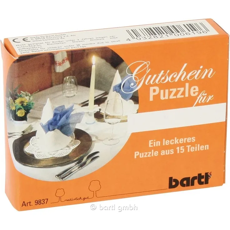Gutscheinpuzzle 'Dinner'