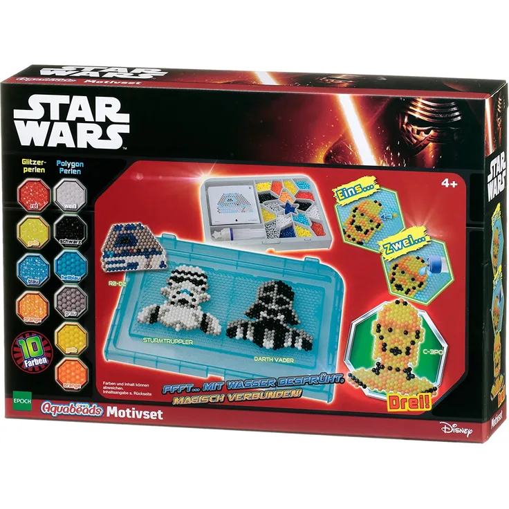 Aquabeads 30009 Epoch Traumwiesen Star Wars Bastel Set, 30,4 x 21,2 x 7,2 cm
