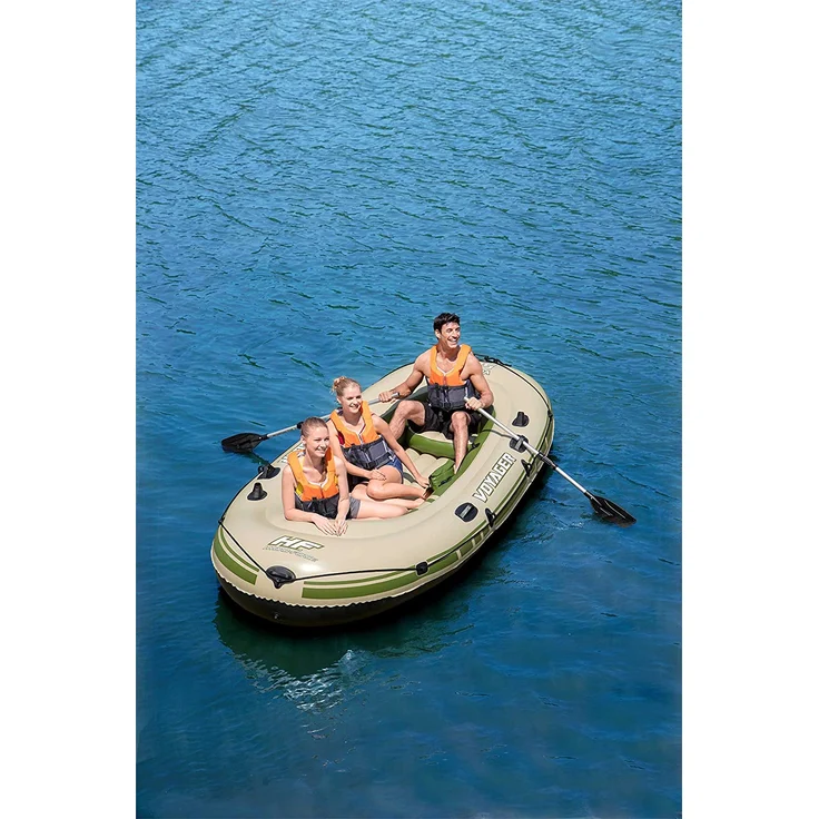 Bestway Schlauchboot HYDRO-FORCE Set ''Voyager 500'' für 3 Personen beige-grün – Bild 12