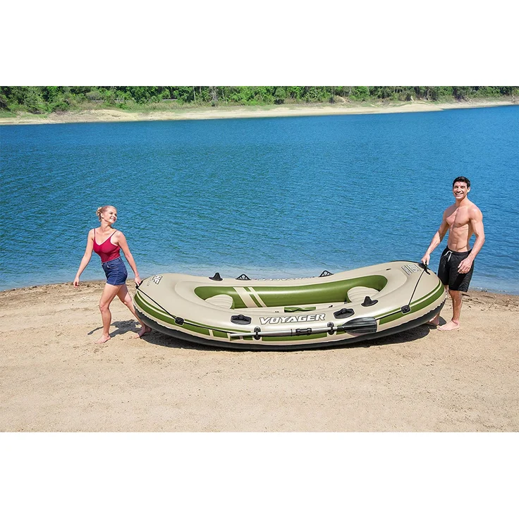 Bestway Schlauchboot HYDRO-FORCE Set ''Voyager 500'' für 3 Personen beige-grün – Bild 13