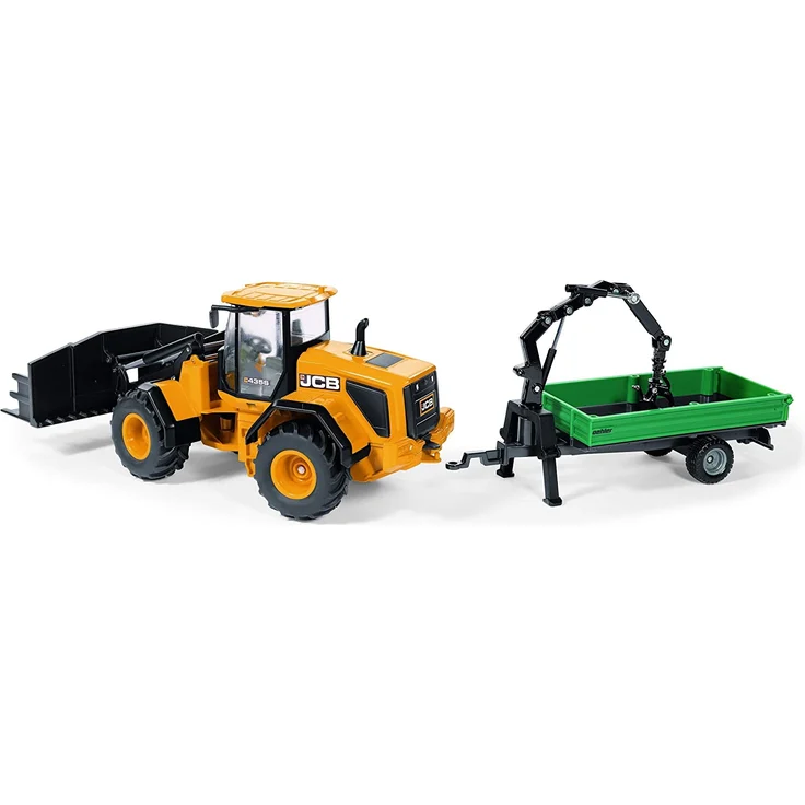 SIKU 3663, JCB 435S Agri Radlader, 1:32, Metall/Kunststoff, Orange, Frontladerwechselsystem – Bild 5